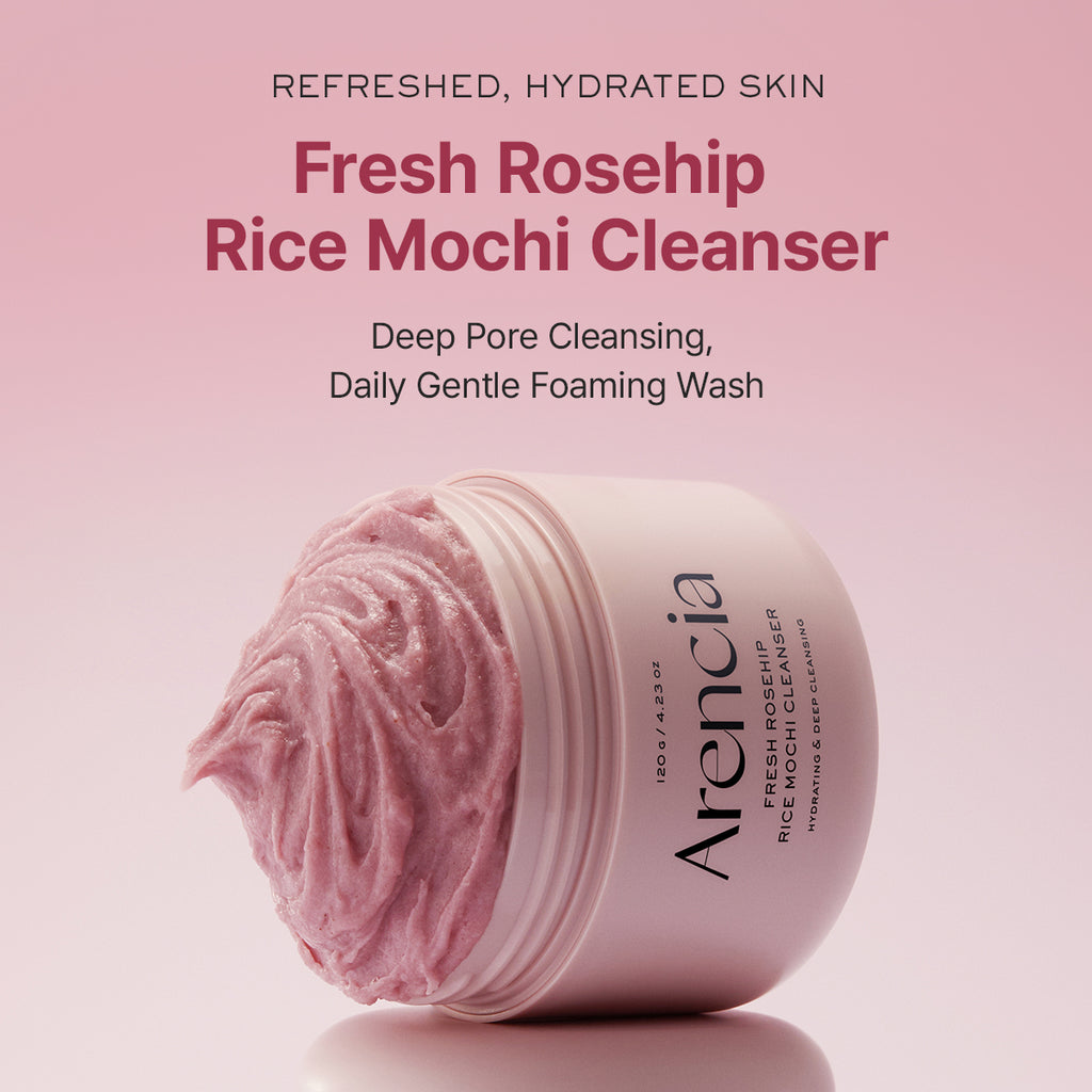 ARENCIA-*renew* Fresh Rosehip Rice Mochi Cleanser 120g