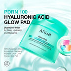 ANUA -PDRN 100 Hyaluronic Acid Glow Pad (60ea)