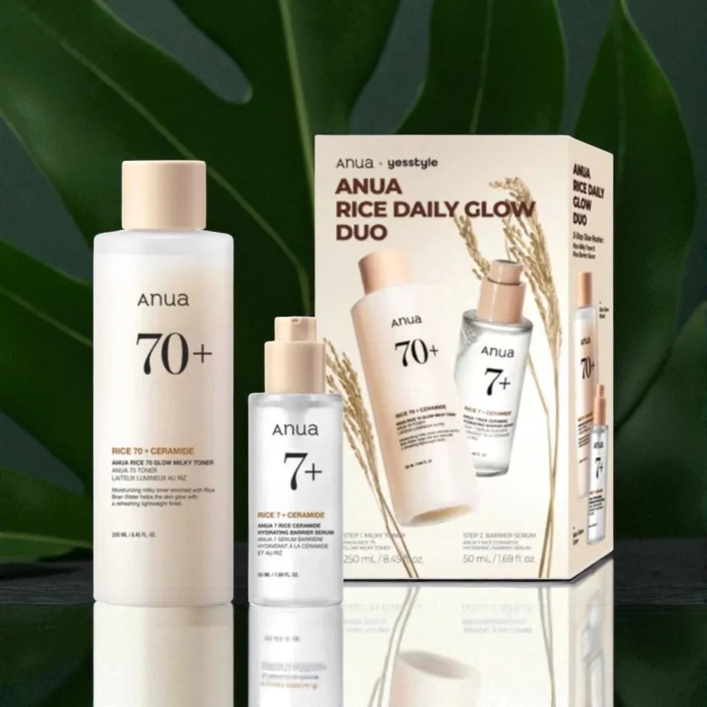ANUA Rice Daily Glow Duo (Toner+Serum)