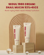 K-SECRET-SEOUL 1988 Cream : Snail Mucin 93% + Rice