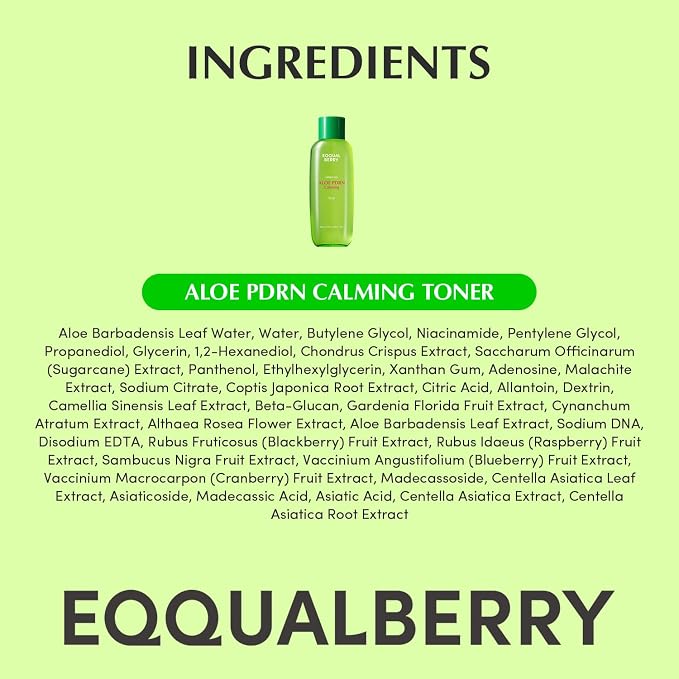 EQQUALBERRY Aloe PDRN Calming Toner (150ml)