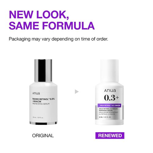 ANUA -Nano Retinol 0.3% + Niacin Renewing Serum 30ml