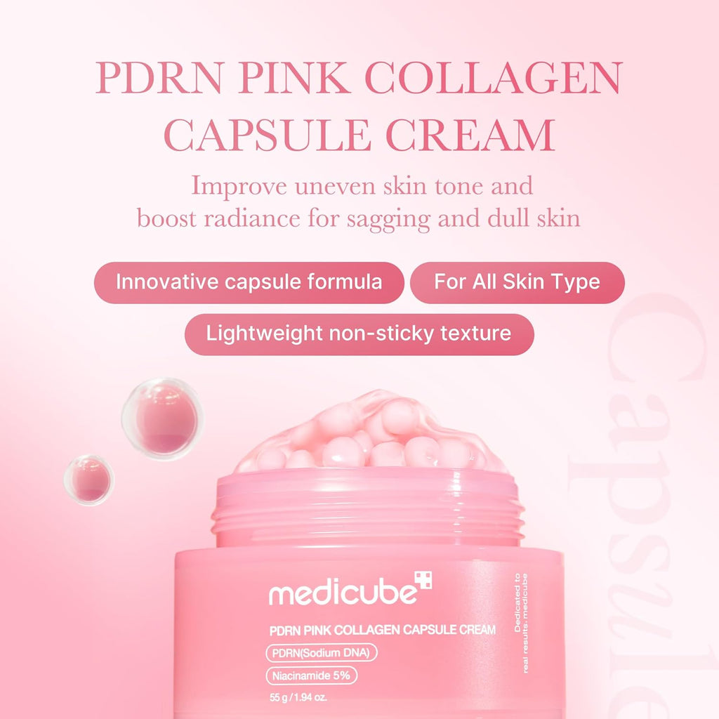 MEDICUBE-PDRN Pink Collagen Capsule Cream