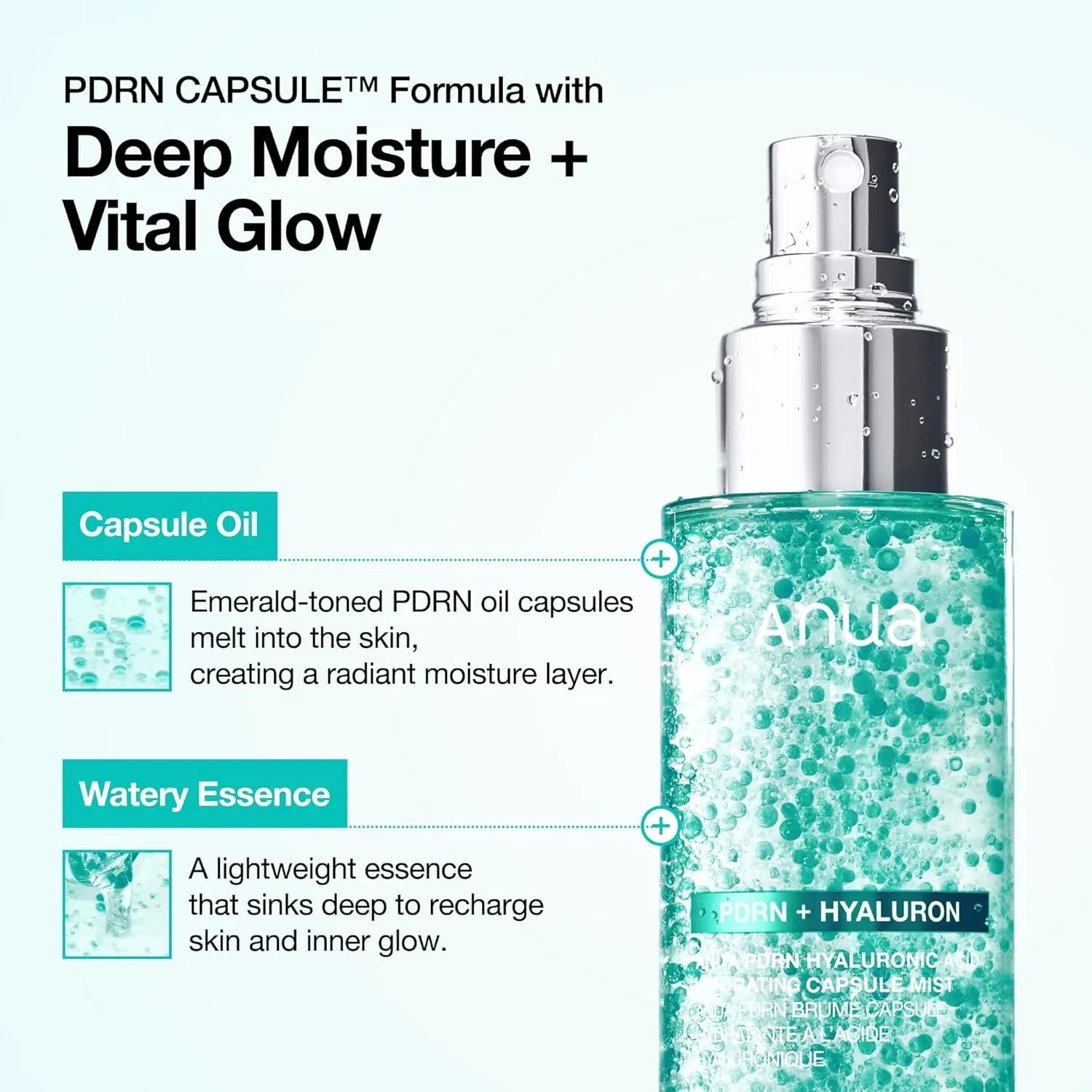 ANUA -PDRN Hyaluronic Acid Hydrating Capsule Mist 100ml