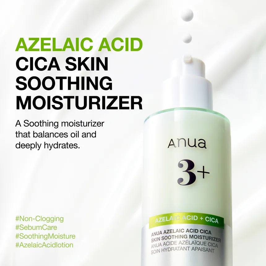 ANUA-Azelaic Acid Cica Skin Soothing Moisturizer 100ml