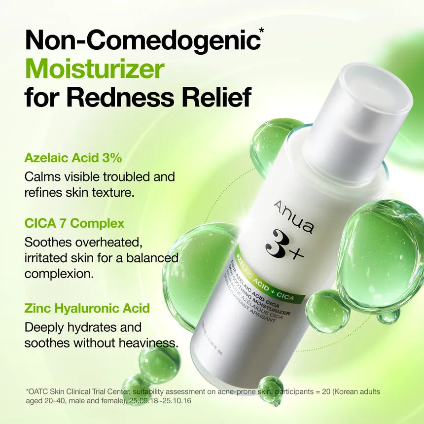 ANUA-Azelaic Acid Cica Skin Soothing Moisturizer 100ml