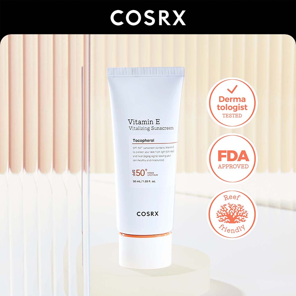 COSRX- Vitamin E Vitalizing Sunscrean 50ml