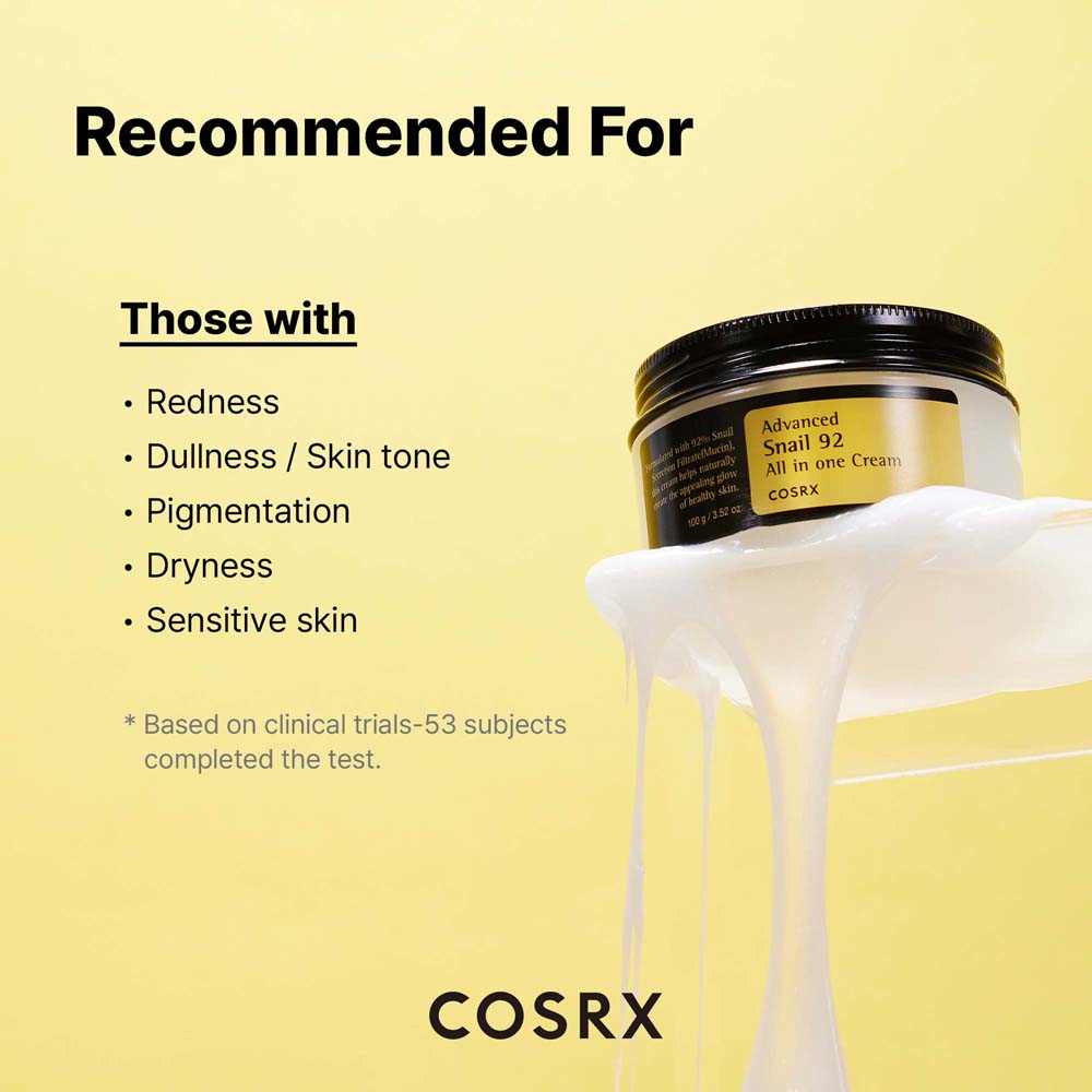 COSRX- Advanced Snail 92 All In One Cream 100gm