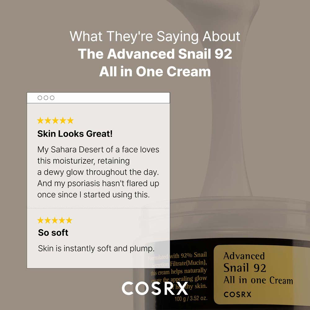 COSRX- Advanced Snail 92 All In One Cream 100gm
