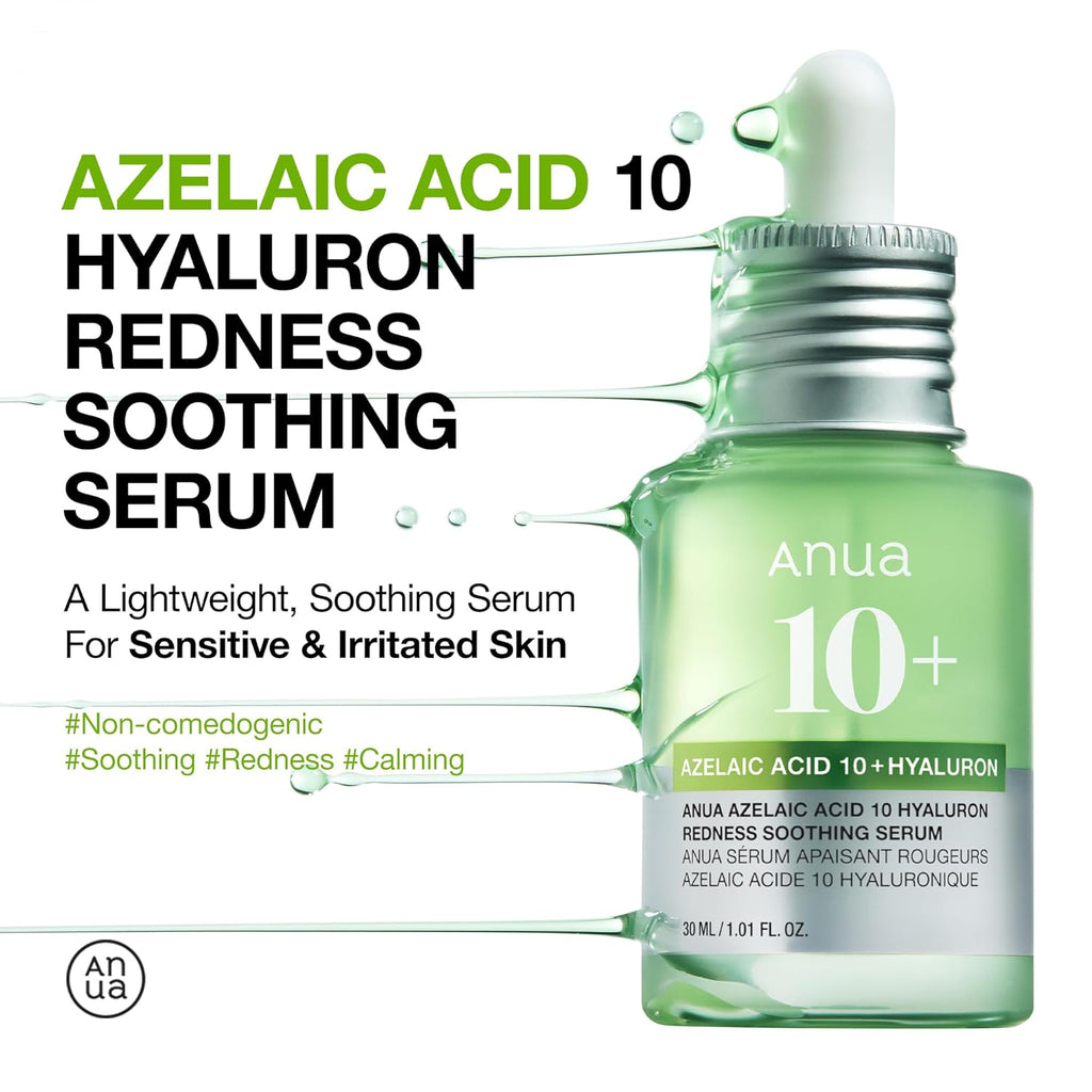 ANUA -Azelaic Acid 10 Hyaluron Redness Soothing Serum 30ml