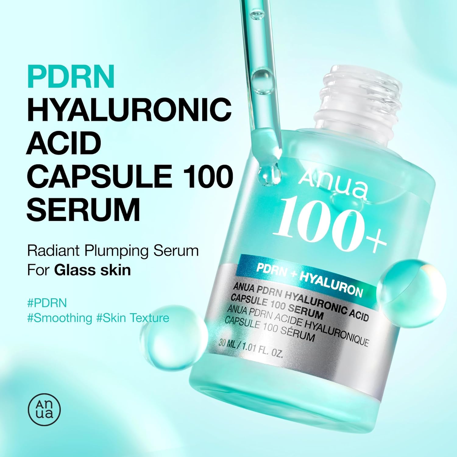 ANUA -PDRN Hyaluronic Acid Capsule 100 Serum 30ml